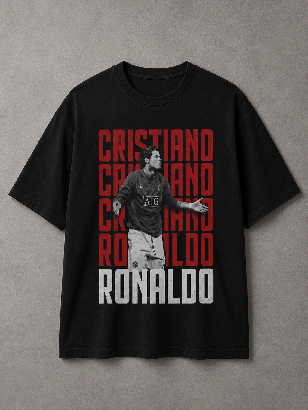 Cristiano Graphic Oversized Tee