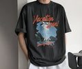 Black Vacation Graphic Oversized T-Shirt