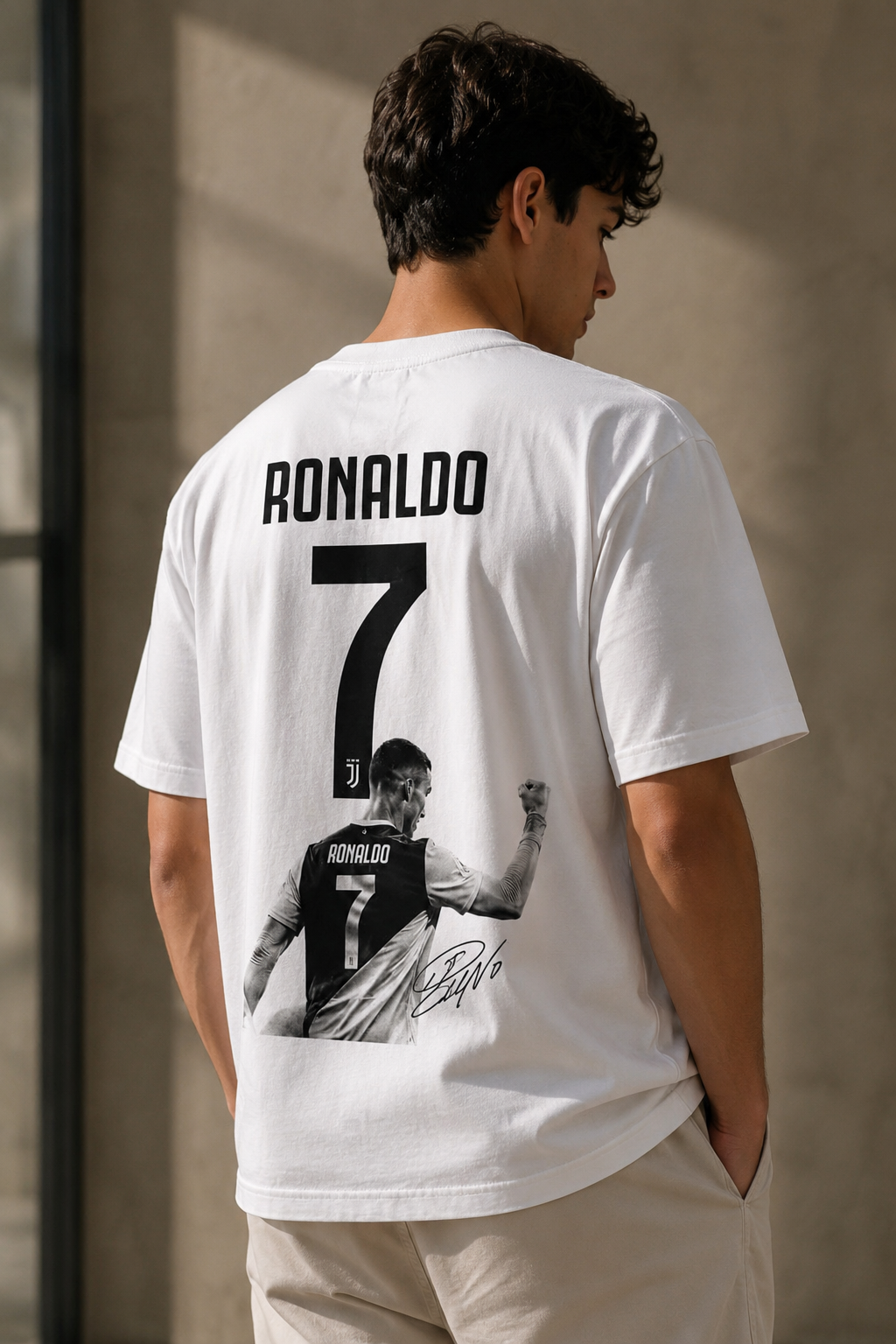Ronaldo 7 Oversized tee